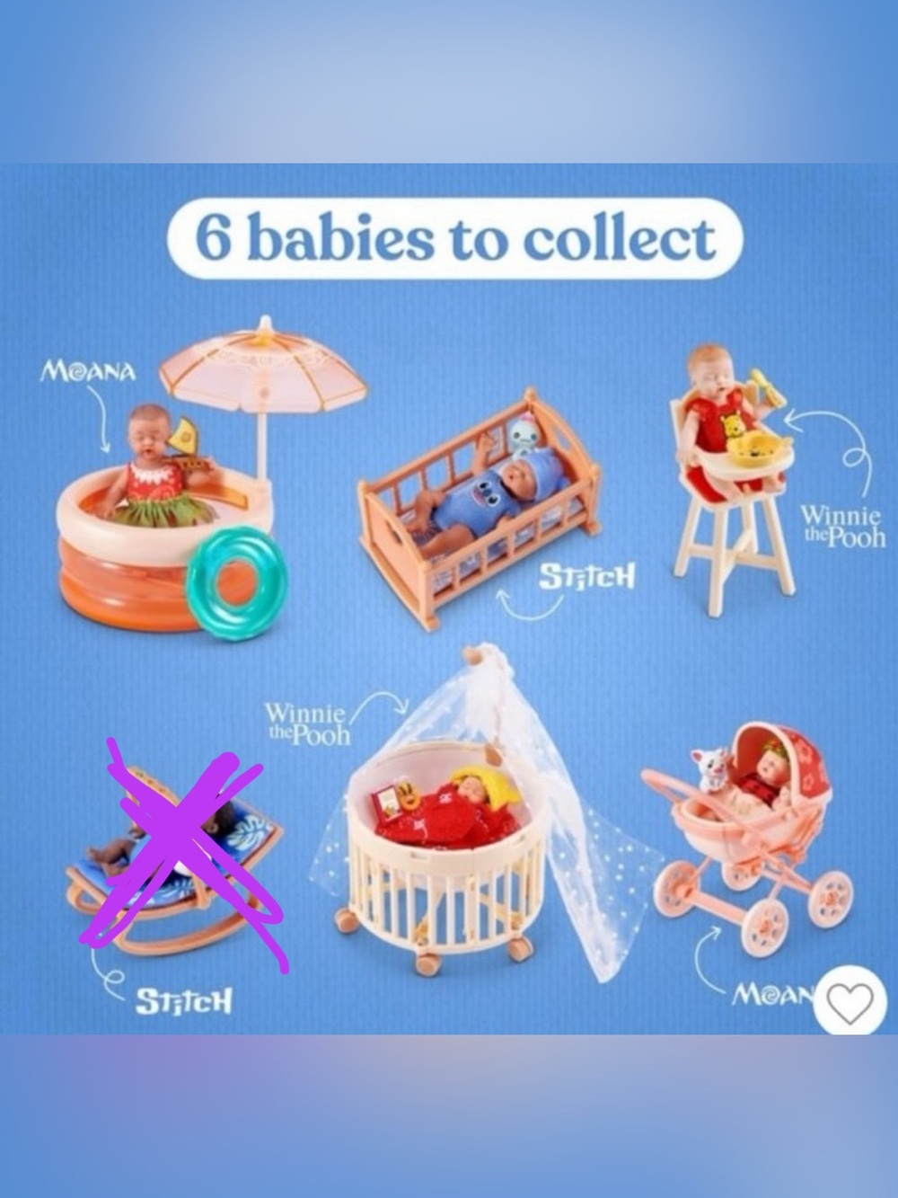 ZURU My Mini Baby Disney- ALMOST COMPLETE Set!- Price is FIRM